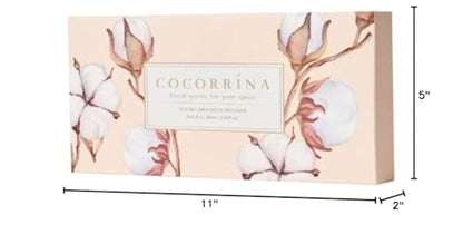 COCORRÍNA Reed Diffuser Set of 3-3 Pack/ 3.04 Fl.oz Diffuser with 24 Sticks Cashmere Vanilla/Sandalwood Rose/Clean Linen Reed Diffuser for Home Bathroom Office Decor
