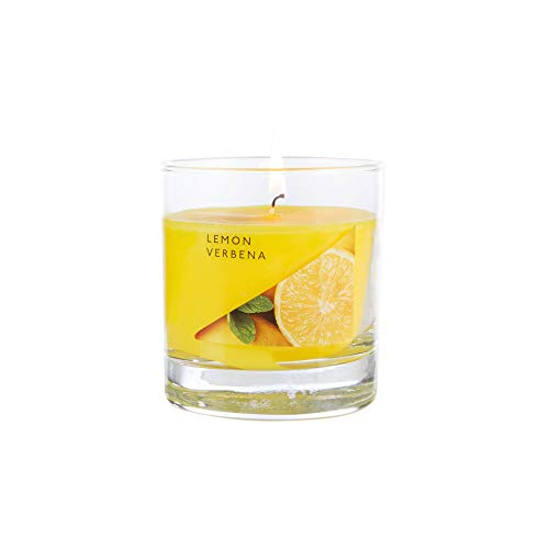 WAX LYRICAL Medium Wax Fill Candle Lemon Verbena. Burn Time Approx 50 Hours Jar ,Silver