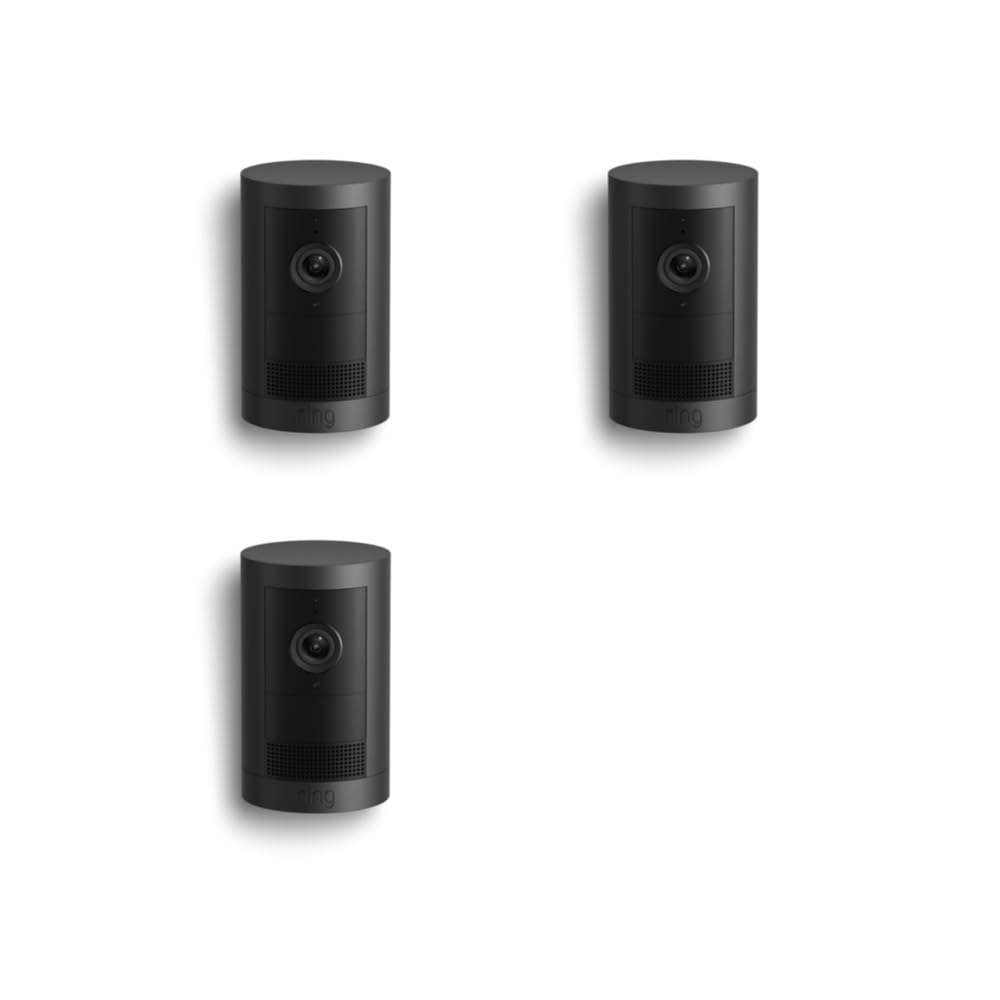 Introducing Ring Outdoor Cam Plus, Battery — Wide-Angle 2K Video with Ring Vision, Low-Light Sight for full-color night vision, Mount-Anywhere Versatility, White