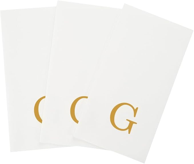 Luxenap 15.8 X 7.9 Inch Linen-Feel Guest Towels, 2000 Lettered Hand Towels