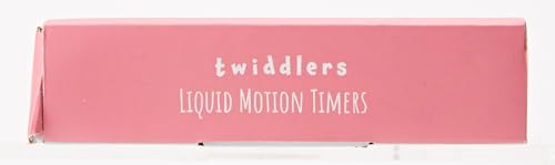 THE TWIDDLERS 5 Liquid Motion Timers Sensory Timer Hourglasses - 14cm, 5 Colours - Kids Water Bubble Lava Lamp Calming Sensory Toys for Autism, Stress Relief, Relaxation, ADHD