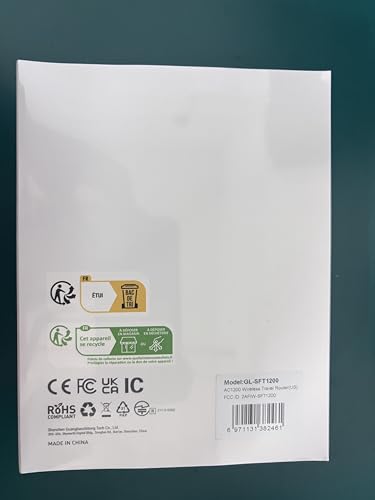 GL.iNet GL-SFT1200 (Opal) Portable Wifi Router for Travel, Wireless Access Point, Pocket Wifi 5 Abroad, Secure Vpn Router, Mobile Wireless Routers for Modem, Mini Routers for Hotel, Plane, Openwrt