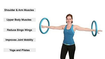 Sports Hoop Weighted ARMHOOP 400 - Box 400 Gram. 2 Hoops, Workouts and Exercises