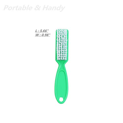 6Pcs Nail Brush for Cleaning Fingernails, Handle Grip Cleaning Brush for Nail