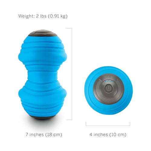 Trigger Point Performance TriggerPoint CHARGE VIBE Three-Speed Ridged Vibrating Portable Foam Roller