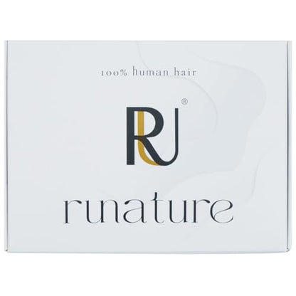 RUNATURE Blonde Secret Wire Hair Exensions Blonde Highlight Brown One Piece Hair Extensions Human Hair Wire in Extensions Straight 14 Inch 70g