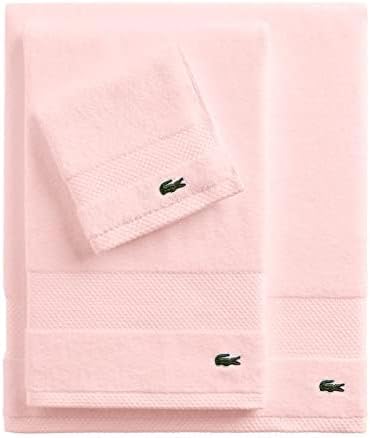 Lacoste Heritage 100% Supima Cotton Tub Mat, Light Pink, Premium Super Soft