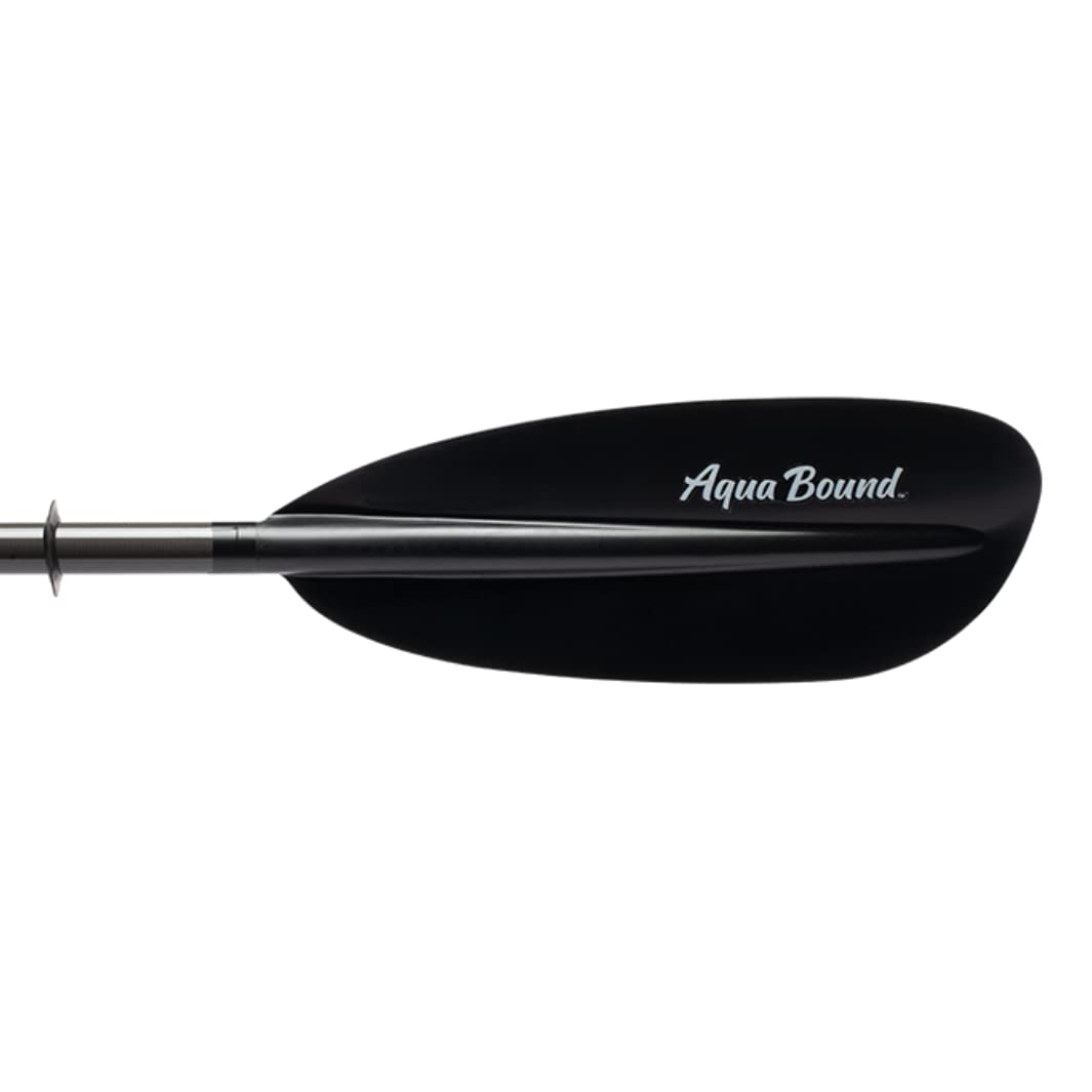 AQUA BOUND Sting Ray Carbon 2-Piece Versa Lok Kayak Paddle – Carbon Shaft, Reinforced Nylon Dihedral Blades, Adjustable Versa Lok Length and Feathering, Lightweight Touring Performance (230-245 cm)