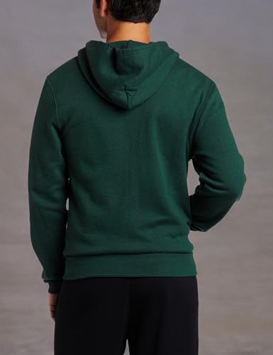 Soffe MJ Men's Training Fleece Zip Hood, Dark Green-301, XX-Large