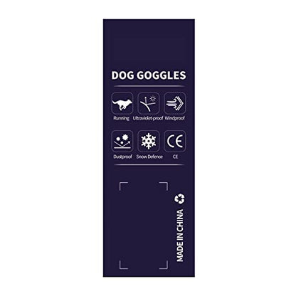 Namsan Dog Glasses, Anti-UV Protective Sunglasses for Small Dogs, Clear