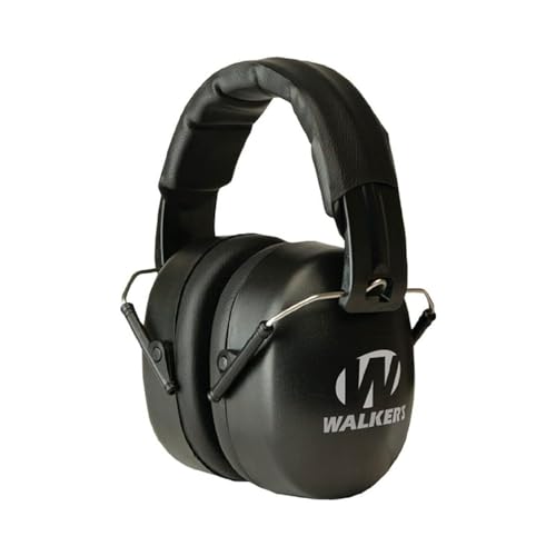 Walker's EXT Range Shooting Folding Muff, 34 NRR,Black