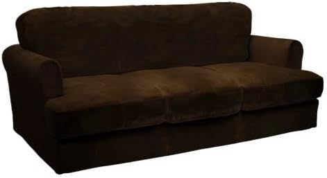 CUCRAF T Cushion Sofa Cover 4 Piece Slipcovers, Soft Thick Velvet Couch Cover