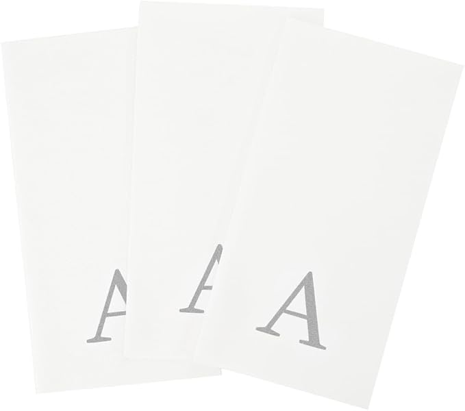 Luxenap 15.8 X 7.9 Inch Linen-Feel Guest Towels, 2000 Lettered Hand Towels