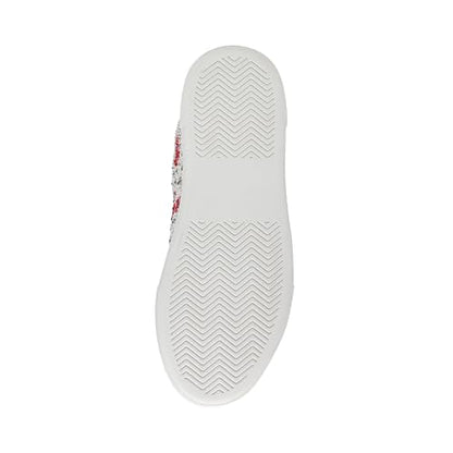 Betsey Johnson Women's Sidny Sneaker, Candy Canes, 6