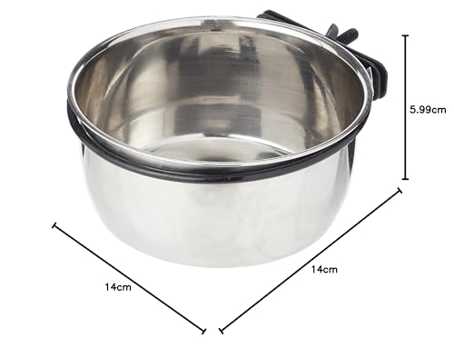 CLASSIC Pet Products Steel Bolt Clamp Coop Cup, 600 ml