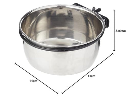 CLASSIC Pet Products Steel Bolt Clamp Coop Cup, 600 ml