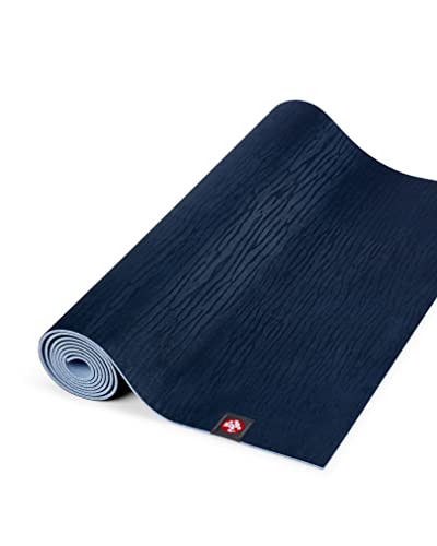 MANDUKA eKOLite Yoga Mat - 4mm Natural Rubber | Eco-Friendly | Soft Textured Surface | Natural Next-to-Skin Feel