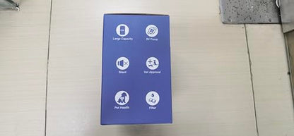 Cat Water Fountain Stainless Steel: 74oz/2.2L Cat Fountain for Drinking - Pet Water Fountain for Cats Inside - Quiet Cats Water Bowl Dispenser - Kitty Drinking Fountains - for Pets& Small Animals