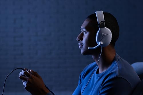 Turtle Beach Recon 200 Gen 2 Powered Gaming Headset - Xbox Series X, Xbox Series S & Xbox One, PS5, PS4, Mobile & PC with 3.5mm - Bass Boost, Memory Foam, White