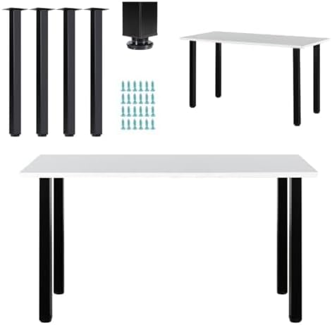 LCSDLHLSY Table Legs 40 inch, Adjustable Metal Legs, Home DIY Furniture Legs