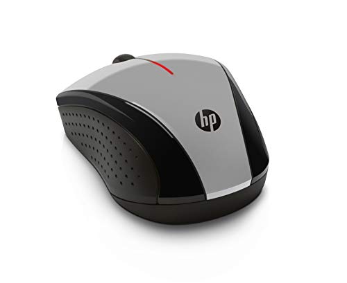 HP X3000 G3 Wireless Mouse - Black, 15-Month Battery, Side Grips for Control, Travel-Friendly, Blue LED, Powerful 1600 DPI Optical Sensor, Compatible with Wins PC/Laptop, Mac, Chromebook (683N7AA)