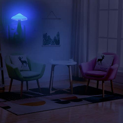 AUSAYE Sensor LED Night Light Plug in Wall Lamp, Energy Saving NightLight Cute Mushroom Night Lights for Adults Kids Bedroom,Bathroom,Toilet, Stairs, Kitchen,Hallway Corridor Warm White