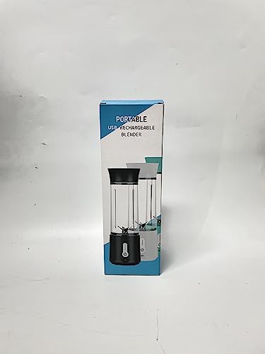Portable Blender Cup,Electric USB Juicer Blender,Portable Juicer For Shakes and Smoothies, juice,380ml, Six Blades Great for Mixing,light purple