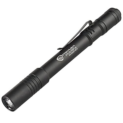 Streamlight 66133 Stylus Pro USB 350-Lumen Rechargeable Penlight with 120V AC Cord, Nylon Holster, Black