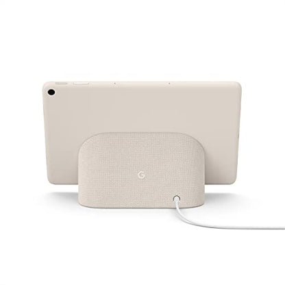 Google Pixel Tablet with Charging Speaker Dock - Android Tablet with 11-Inch Screen, Smart Home Controls, and Long-Lasting Battery - Porcelain/Porcelain - 128 GB