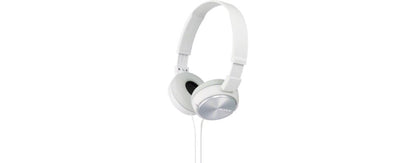 Sony Foldable Headphones with Smartphone Mic and Control - Metallic White