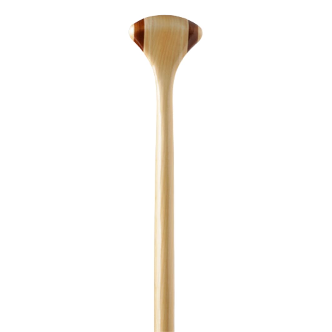 BENDING BRANCHES Java 11 Wood Canoe Paddle – 18-Laminate Basswood Shaft, Hardwood Blade with Fiberglass Wrap and Rockgard® Protection, 11° Bent Shaft, Classic Palm Grip