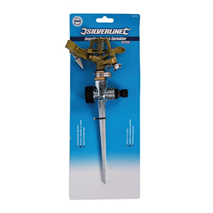 Silverline 868552 Spiked Impulse Sprinkler 1/2" Male - 300 mm