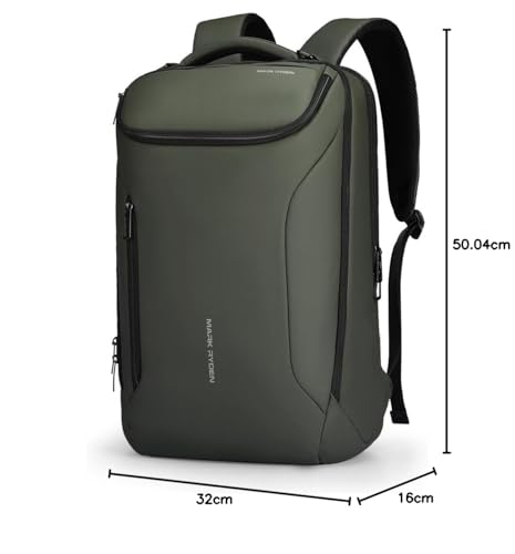 MARK RYDEN mens backpack Large Capacity waterproof laptop backpack business men with USB Charging Port for Official Travel Hiking Pack Fits Under 17.3 Inch Laptop