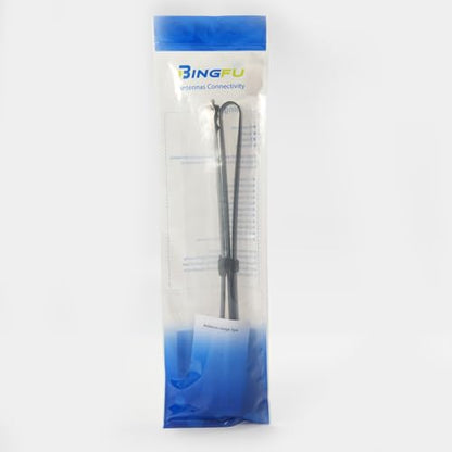 Bingfu Dual Band VHF UHF 136-460MHz 108CM Foldable CS Tactical SMA Female Aerial Antenna for Wouxun Baofeng BF-F8HP UV-5R UV-82 BF-888S GT-3 Handheld Ham Two Way Radio Walkie Talkie