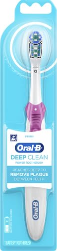 Oral-B Complete Deep Clean Battery Powered Electric Toothbrush, 1ct, (Color may vary)