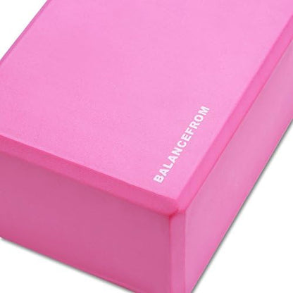 Fitvids Set of 2 High Density Premium - EVA Yoga Blocks, 9"x6"x4" Each