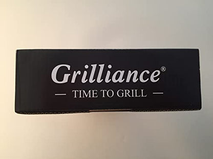 Grilliance 30pcs Stainless Steel Grill Tools Set for Men Gift Birthday, Heavy Duty BBQ Accessories Kit with Bag and Grill Mat, Portable Grilling Utensils for Outdoor Camping Silver