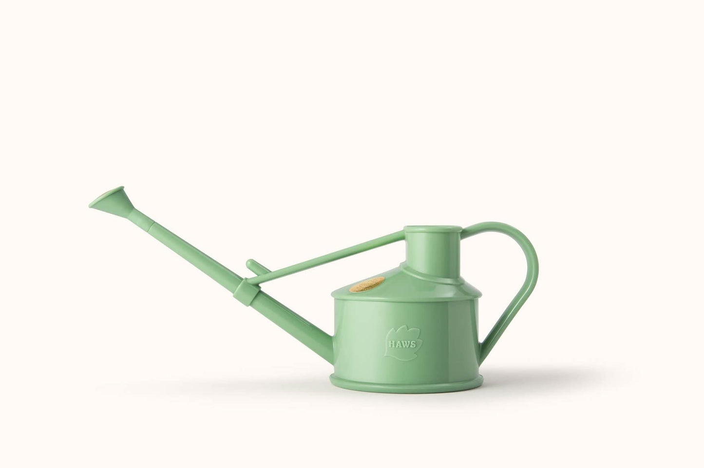Indoor Plastic Watering Can | The HAWS Langley Sprinkler - One Pint | Pot Waterer | Fine Spray Rose | Sage