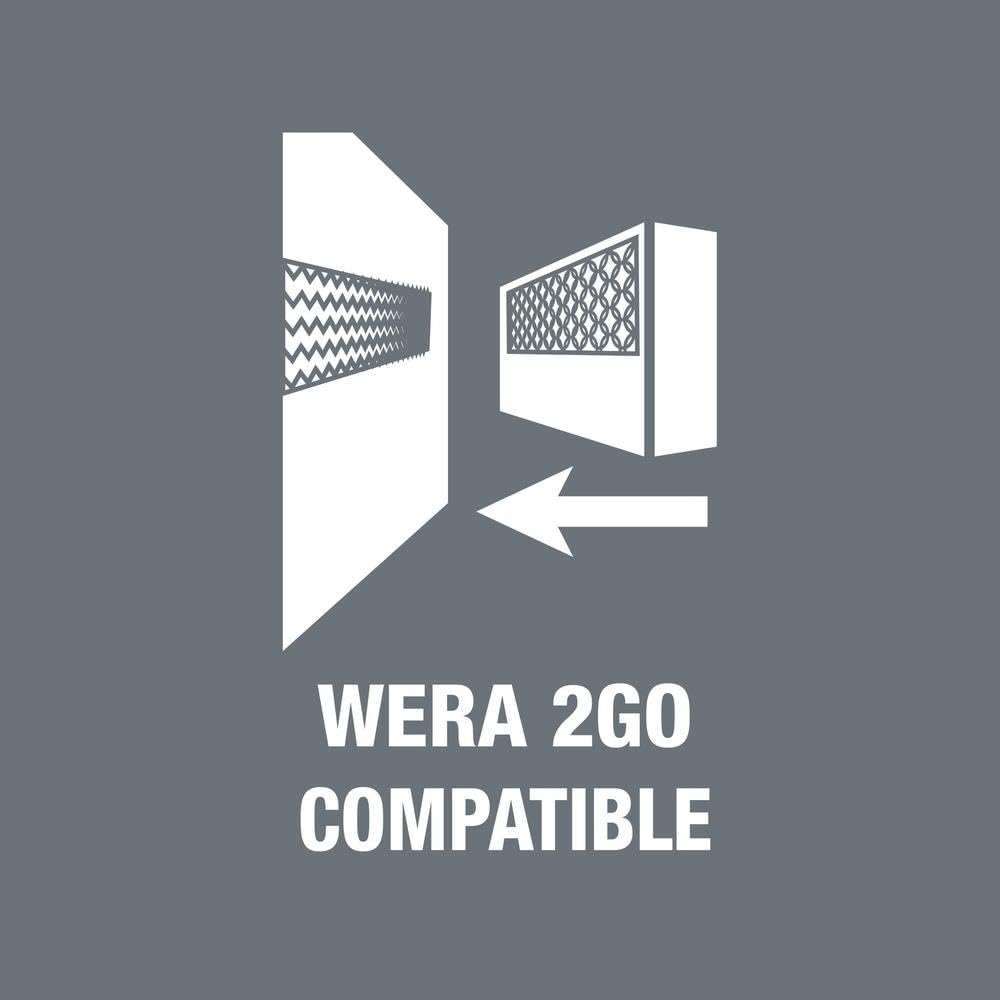 Wera Kraftform 2go 100 VDE 1000v screwdriver Set In Tool Quiver, PH/PZ/TX/SL, 12pc, 05004310001, Rot