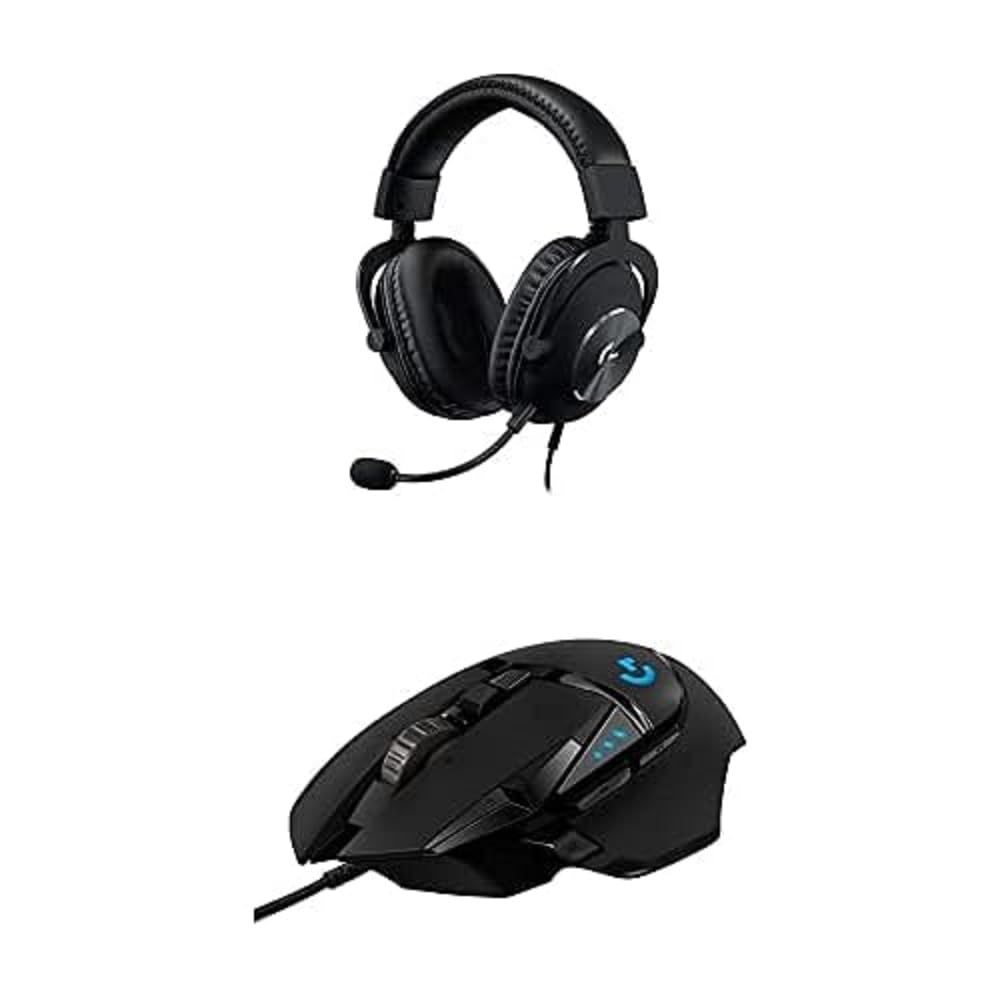 Logitech G502 Lightspeed Wireless Gaming Mouse with Hero 25K Sensor, PowerPlay Compatible, Tunable Weights and Lightsync RGB - Black