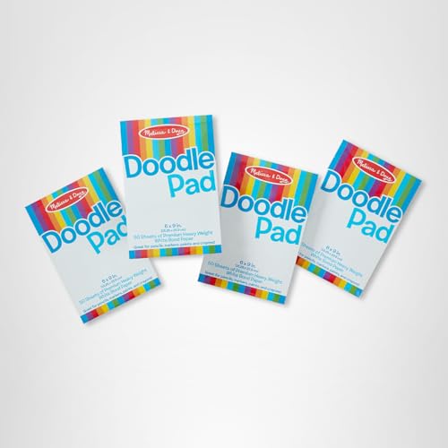 Melissa & Doug Drawing Paper Pad (6 x 9 inches) - 50 Sheets, 4-Pack