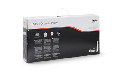 TEMPUR Original Ergonomic Pillow, Ergonomic Memory Foam Neck Support Pillow For Larger Frames, For Side and Back Sleepers with Washable Cover, Queen X-Large (61 x 31 x 13/10 cm), 1 unit