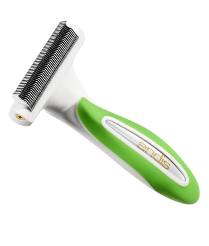 Andis Premium Fine-Tooth Deshedding Rake - Green