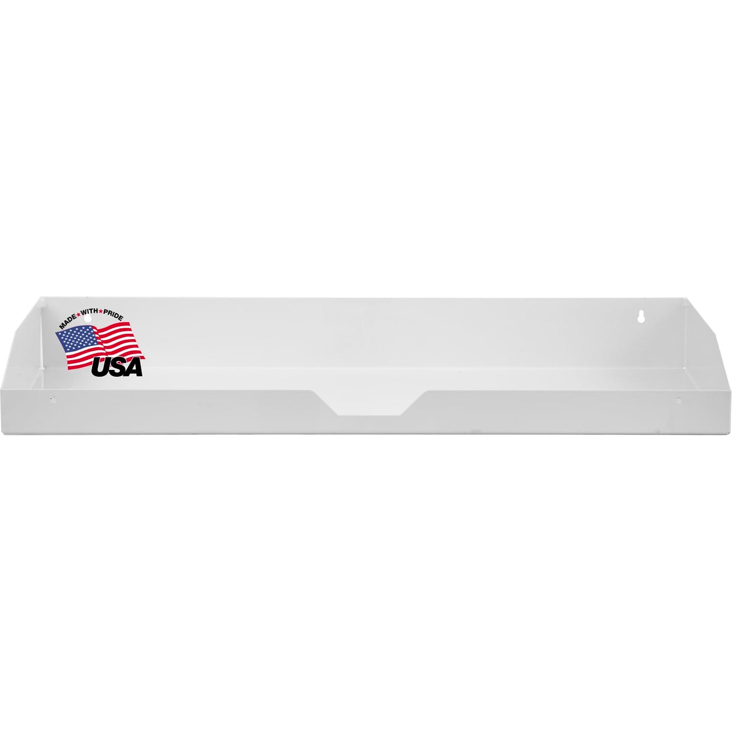 Buyers Products 1702880TRAY, 18X16X72 Inch White Steel Topsider Truck Box Toolbox Tray, 35 X 13.75 X 2.25/4