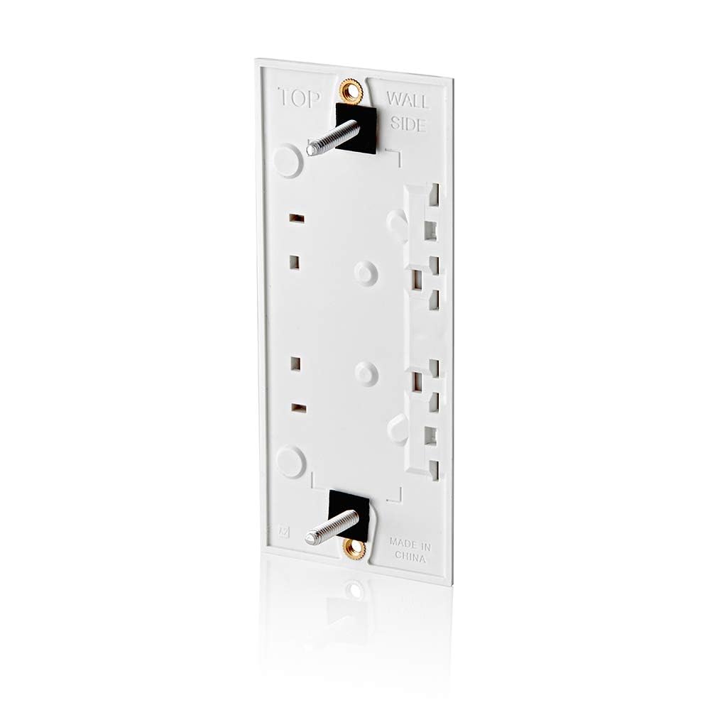 Leviton Decora Smart Switch, Wi-Fi 2nd Gen, Neutral Wire Required, Works with Matter, My Leviton, Alexa, Google Assistant, Apple Home/Siri & Wired or Wire-Free 3-Way, D215S-1RW, White
