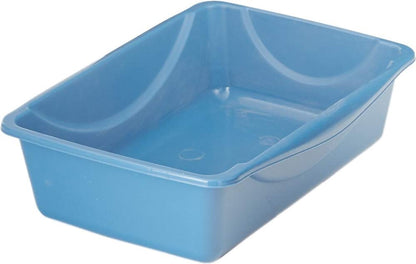 Petmate Litter Pan, Blue/Gray, Small, Made in USA