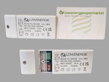 LOWENERGIE LED Driver Power Supply Transformer, 12w 240V - DC 12V, for Light Strips, LED Bulbs and Ring Doorbell (3)