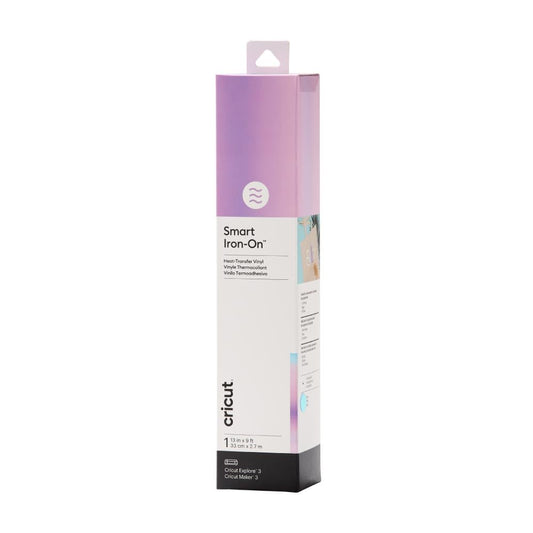 Cricut Smart Iron On (13in X 9ft, Holographic Blue) for Explore 3 and Maker 3 - Matless Cutting for Long cuts up to 12ft
