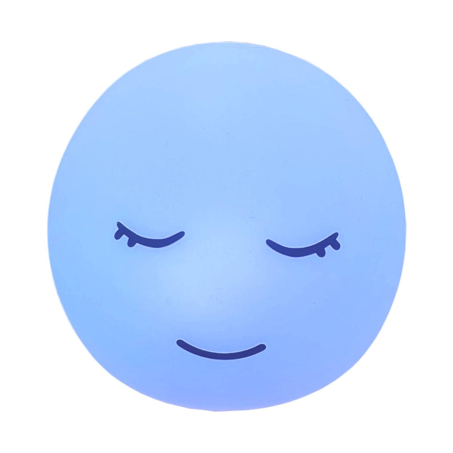 Breathing lamp Guided Visual Meditation Tool for Mindfulness, Slow Your Breathing & Calm Your Mind for Stress & Anxiety Relief, 3 Color and 478 Seconds Breathing Mode Silicone Cute Smiley face lamp