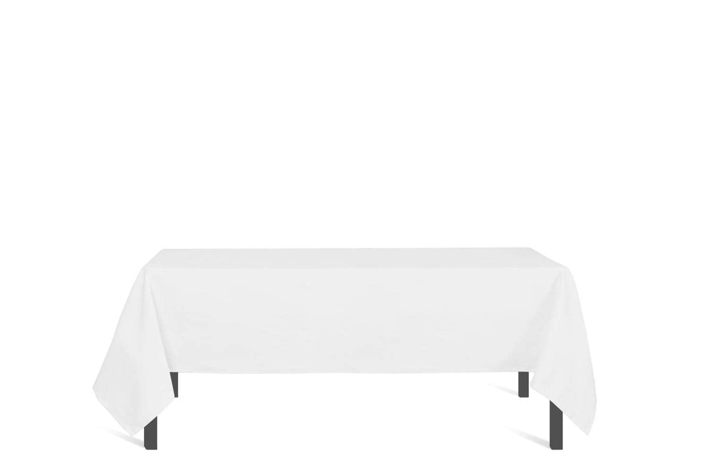 Soleil d'ocre Alix Rectangular Stain-Resistant Tablecloth 160 x 270 cm Polyester White